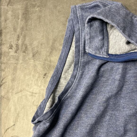 TURTLESON Men's 1/4 Zip Sweater Vest Gray Blue Size XL - Picture 4 of 4